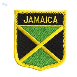 Badge Jamaïque, emblème représentant le drapeau national