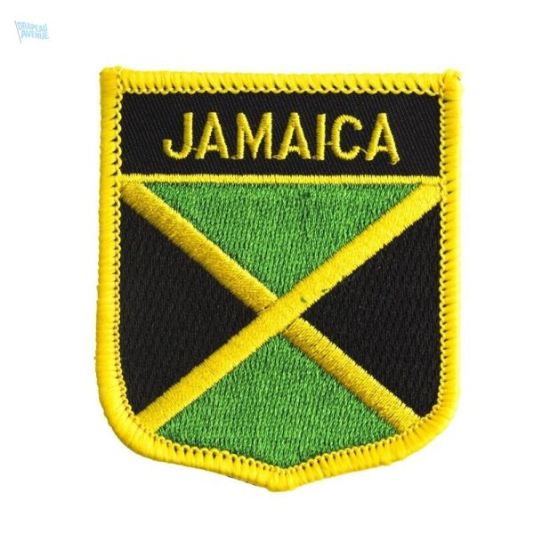 Badge Jamaïque, emblème représentant le drapeau national