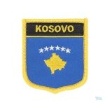 Badge représentant le drapeau du Kosovo