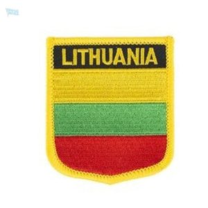 Badge Lituanie, symbole national en couleurs vives