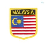 Badge drapeau Malaisie, symbole de l'identité nationale