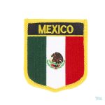 Badge drapeau Mexique, accessoire pour montrer son soutien