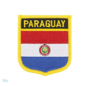 Badge drapeau Paraguay, symbole national unique