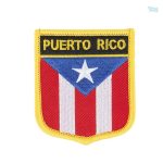 Badge drapeau Porto Rico, symbole culturel et patriotique