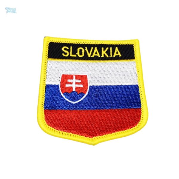 Badge drapeau Slovaquie, symbole national en métal