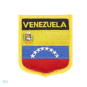 Badge drapeau Venezuela en tissu aux couleurs nationales