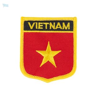 Badge drapeau Vietnam, symbole national et culturel
