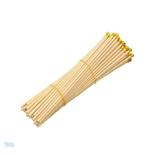 Baguettes mini drapeaux en bois