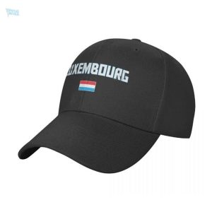 Casquette représentant le drapeau du Luxembourg en couleurs vives