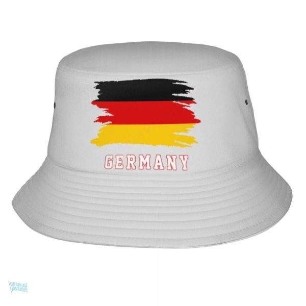 Bob avec le drapeau de l'Allemagne en couleurs nationales