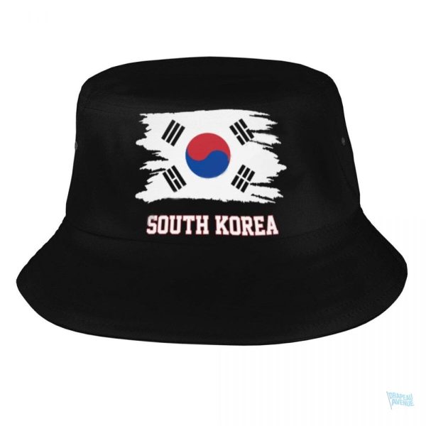 Bob avec drapeau de la Corée du Sud, accessoire tendance