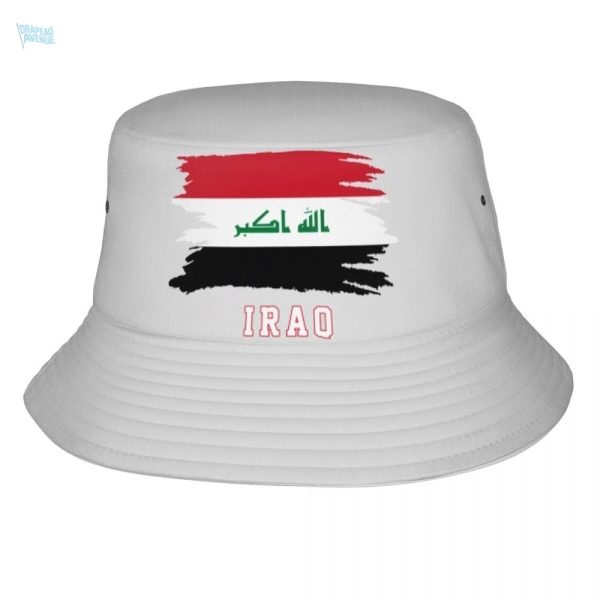 Bob avec le drapeau de l'Irak, accessoire coloré et symbolique