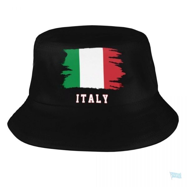 Bob drapeau Italie, accessoire coloré pour fans de sport