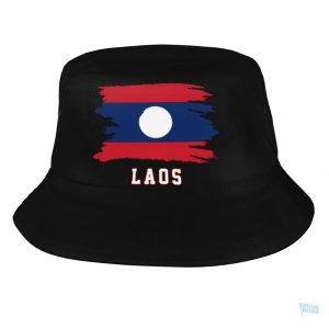 Bob aux couleurs du drapeau Laos