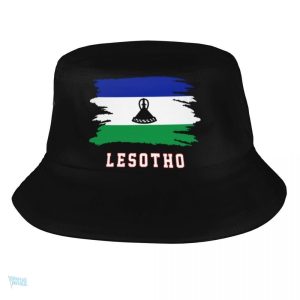 Bob avec le drapeau du Lesotho, accessoire coloré et original