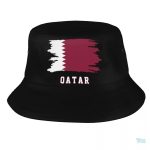 Bob avec drapeau du Qatar, accessoire tendance et original