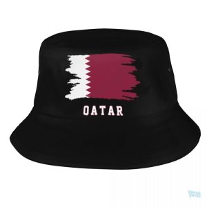 Bob avec drapeau du Qatar, accessoire tendance et original
