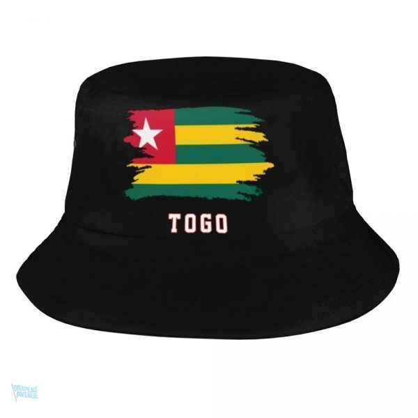 Bob drapeau Togo en tissu coloré, symbole national