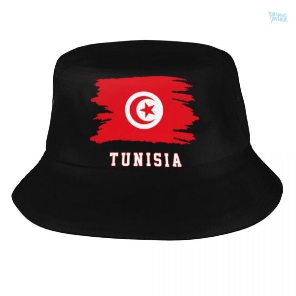 Bob drapeau Tunisie, accessoire coloré pour les fans