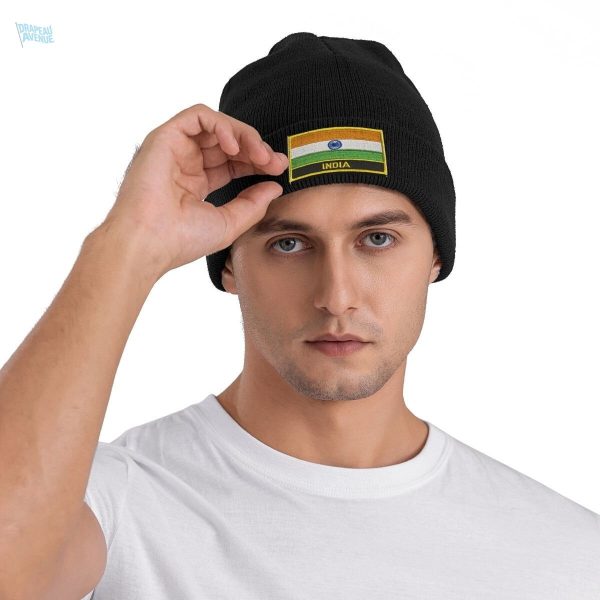 Bonnet stylé représentant les couleurs de l'Inde