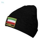 Bonnet drapeau Koweït en tissu aux couleurs nationales