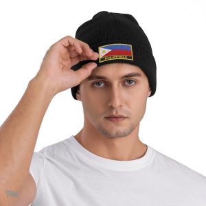 Bonnet stylé inspiré du drapeau des Philippines