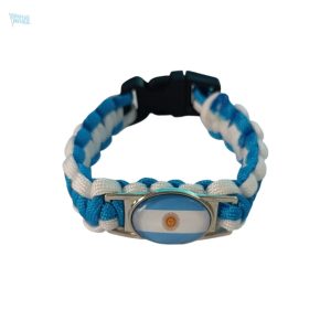 Bracelet drapeau de l'Argentine en tissu coloré