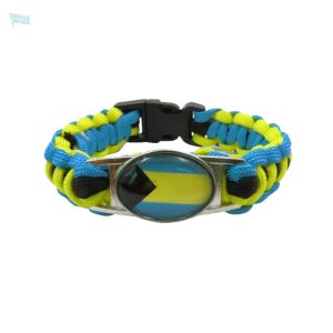 Bracelet aux couleurs du drapeau des Bahamas