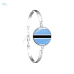 Bracelet drapeau Botswana, accessoire coloré et symbolique
