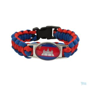Bracelet drapeau du Cambodge