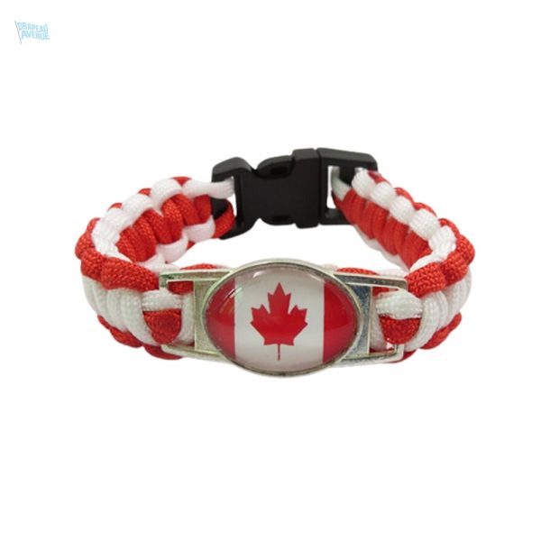 Bracelet drapeau Canada