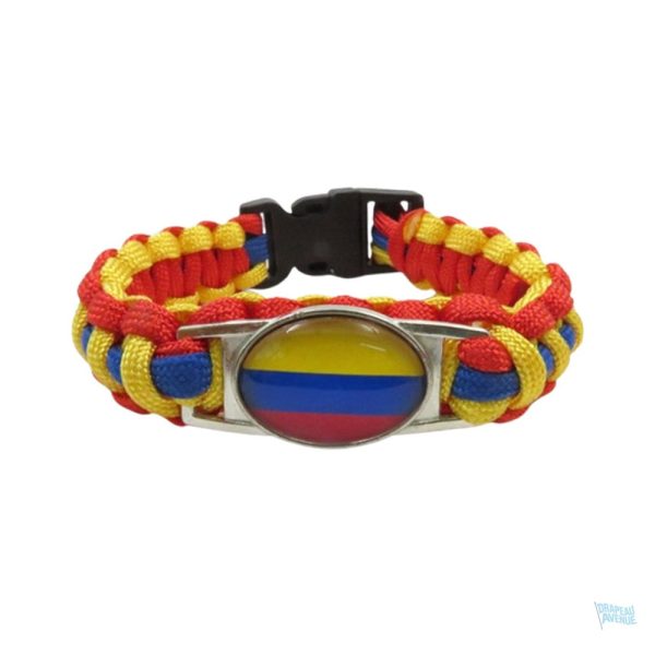 Bracelet aux couleurs du drapeau Colombie