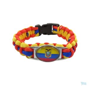 Bracelet drapeau Équateur coloré et symbolique