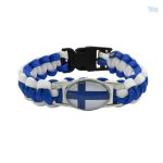 Bracelet aux couleurs du drapeau de la Finlande