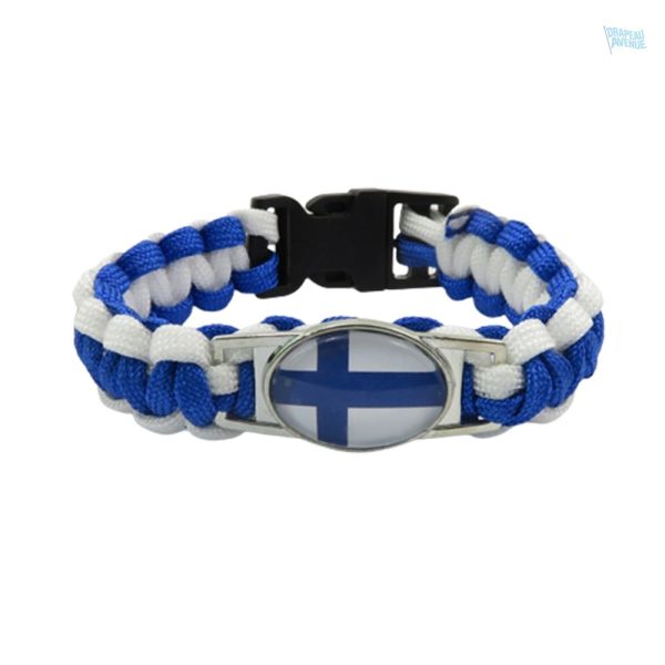 Bracelet aux couleurs du drapeau de la Finlande