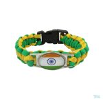 Bracelet avec le drapeau de l'Inde