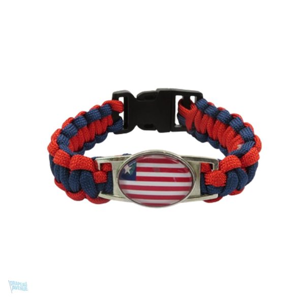 Bracelet aux couleurs du drapeau Liberia