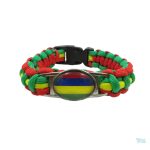Bracelet aux couleurs du drapeau de Maurice