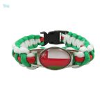 Bracelet aux couleurs du drapeau d'Oman