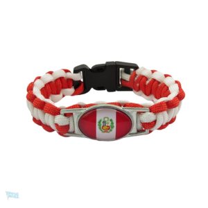 Bracelet aux couleurs du drapeau du Pérou