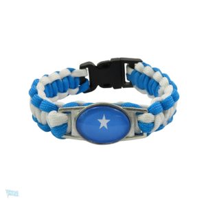 Bracelet drapeau Somalie en tissu aux couleurs nationales