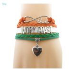 Bracelet Love Côte d'Ivoire en hommage au drapeau national