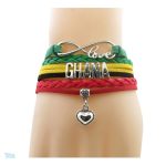 Bracelet Ghana aux couleurs du drapeau national