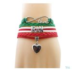 Bracelet Love Iran en hommage au drapeau iranien
