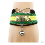 Bracelet Jamaïque en hommage au drapeau national