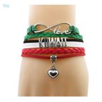 Bracelet Koweït avec motif drapeau national