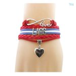 Bracelet Laos avec motif du drapeau national