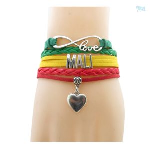Bracelet Mali inspiré par le drapeau du Mali