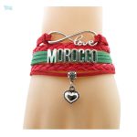 Bracelet Love Maroc en hommage au drapeau marocain