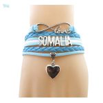 Bracelet love Somalie en hommage au drapeau somalien